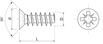 Шуруп EURO ES 6,3*16 (уп/10шт) AKS - фото 2