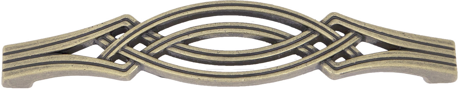 Ручка меб. скоба мет. PALAZZO 128 античная латунь, AKS - фото 5