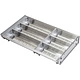 Вкладыш 30/500 шуфлядный металлический Organizer нержавеющая сталь (473*280*65) AKS - фото 1