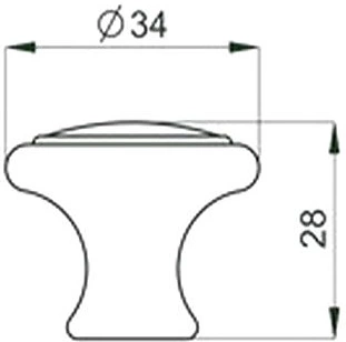 Ручка меб. кнопка пластик. PК02/K2 черный матовый AKS - фото 2