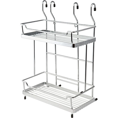 Корзина на трубу d16 двойная CWJ216B хром AKS - фото 1