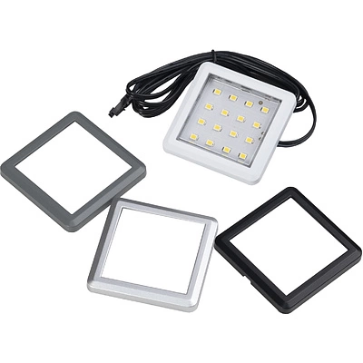 Светильник светодиодный Sania, накладной, 2W, 12V, холодный белый, 6000K, без крышки, AKS - фото 3