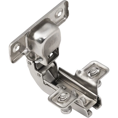 Петля под фальшпанель 90° с пружиной 45мм h6 slide-on AKS (еврошурупы) короткое плечо - фото 4