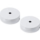Заглушки (крепления) к светодиодной веревке, d20, тип 2 (1 компл = 2шт.), белый, AKS - фото 1
