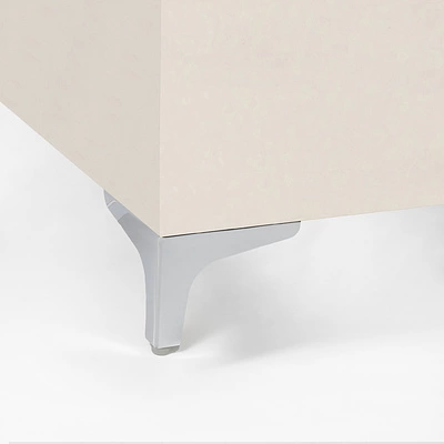 Опора меб. мет. h100 угловая хром AKS - фото 5