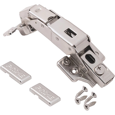 Петля 165° накладная с доводчиком 45мм h0 clip-on PRIME by AKS 3D (саморезы, заглушки) 0-е вхождение (упак. = 2 шт.) - фото 4