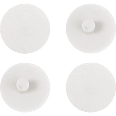 Заглушка пластик к эксцентрику белый (02) PL (упак.-40шт.) - фото 3