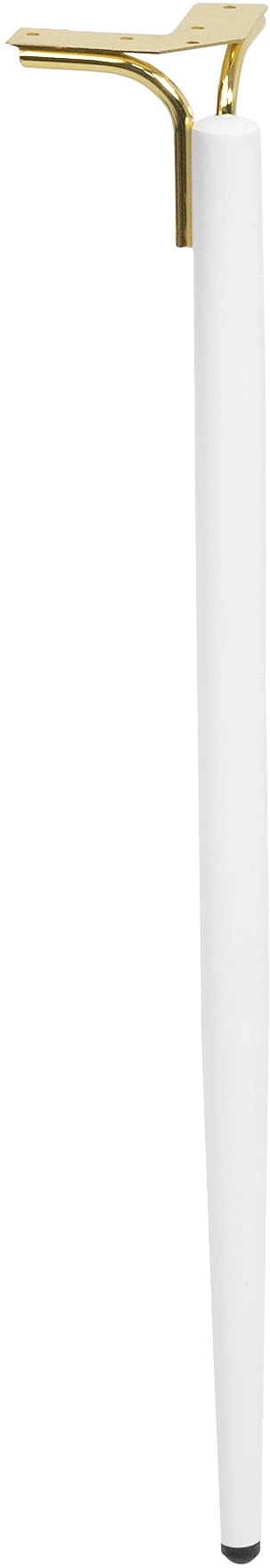 Опора меб. DIANA h725, белый матовый/золото (1 упак. = 4 шт.) AKS - фото 3