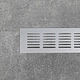 Решетка вентиляционная 480х60мм серебро алюминий AKS - фото 4