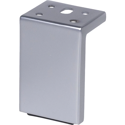 Опора меб. мет. WALL h120 матовый хром AKS - фото 1