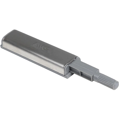 Механизм push-to-open наконечник резиновый накладной серый AKS металлический корпус - фото 1