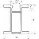 Профиль алюминиевый SENATOR черный глянец вертик. Н-образный АЛЮТЕХ (L-5300) (011.RAL9005) - фото 2