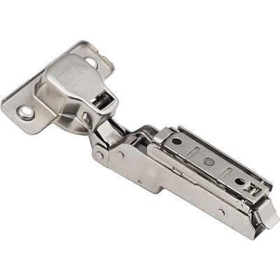 Петля полунакладная с доводчиком 45мм h0 clip-on AKS PLUS 3D узкая (саморезы, заглушки) - фото 4