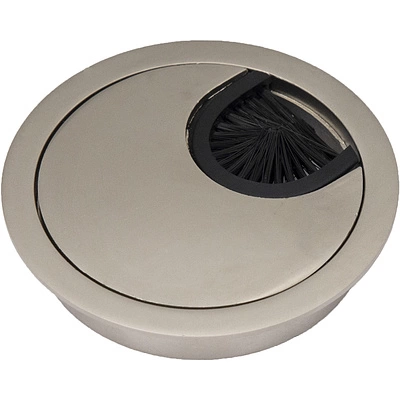 Пропуск кабельный металл D60мм сатин AKS - фото 1