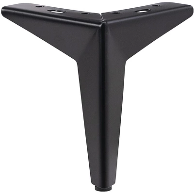 Опора меб. мет. HELLY h100 угловая черный матовый AKS - фото 4