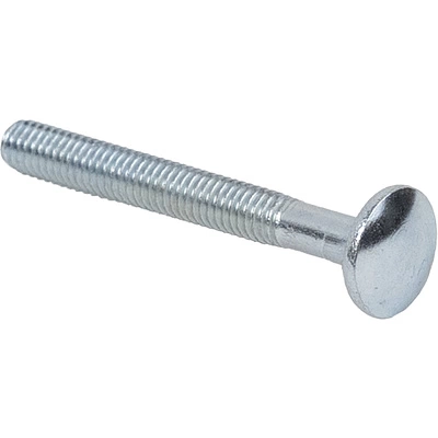 Болт с полукруглой головкой М6*50 с усом, неполн. резьба, цинк (уп/10 кг/ ~871 шт) AKS - фото 1