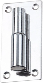 Держатель вешалки трубы d25 (537U), хром AKS - фото 1