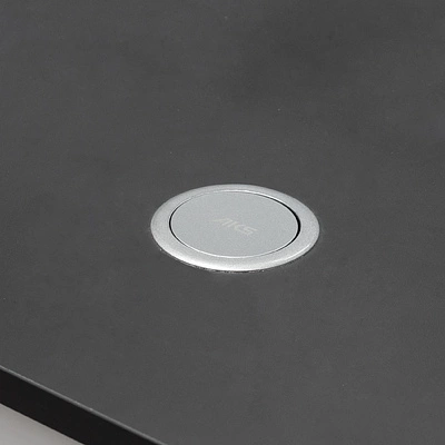 Выдвижной удлинитель Vulcan, 60 мм, 3 розетки, крышка пластик, цвет алюминий, AKS - фото 5