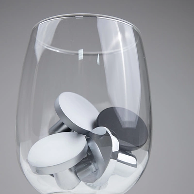 Ручка меб. кнопка мет. SOLO черный матовый, AKS - фото 3