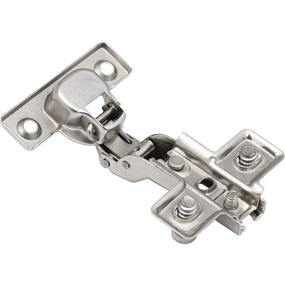 Петля мини полунакладная с пружиной 38мм h0 slide-on AKS (еврошурупы) - фото 3