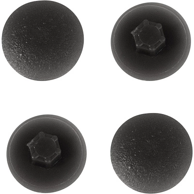 Заглушка пластик к конфирматам чёрный (1) (1000 шт) РП - фото 1