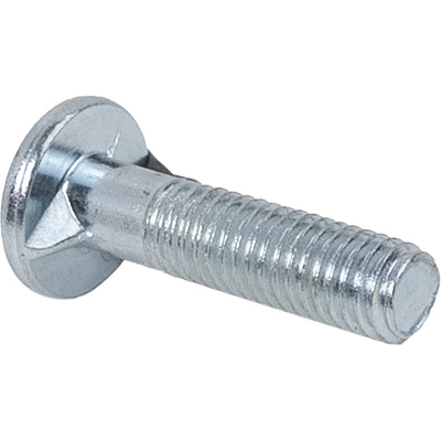 Болт с полукруглой головкой М8*30 с усом, неполн. резьба, цинк (уп/10 кг/ ~676 шт) AKS - фото 3