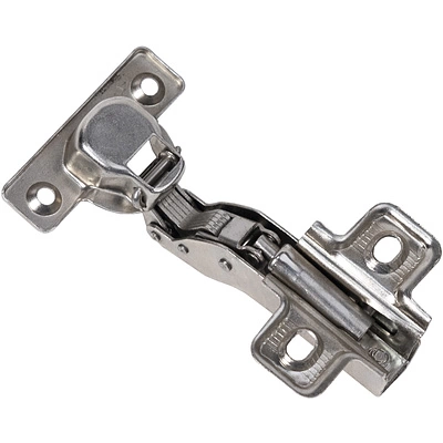 Петля мини внутренняя с доводчиком 38мм h0 несъемная планка AKS - фото 3