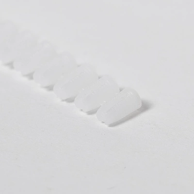 Втулка под саморез на полосе 5*10, пластик, белая (уп/1тыс.шт) AKS - фото 3