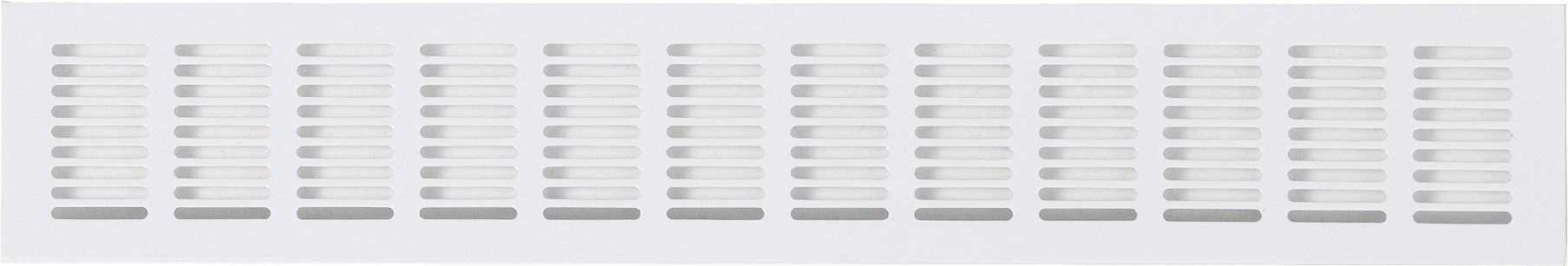 Решетка вентиляционная 480х80мм белая алюминий AKS - фото 3