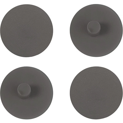 Заглушка пластик к эксцентрику серый графит (06) PL (упак.-1тыс.шт.) - фото 1