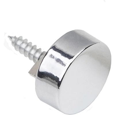 Полкодержатель для стекла мет. АК045 хром (1 упак. = 4 шт.) AKS - фото 1