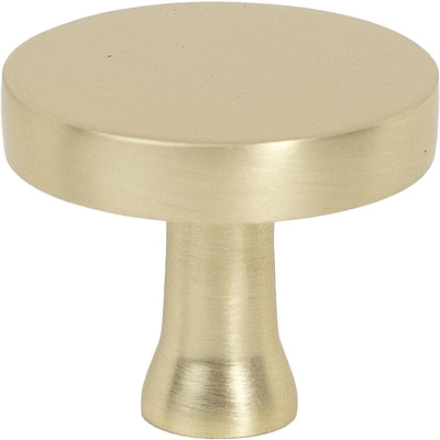 Ручка меб. кнопка мет. UNITY, брашированное золото, AKS - фото 1