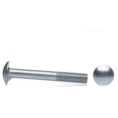 Болт с полукруглой головкой М6*30 с усом, полн. резьба, цинк (1кг=136шт) - фото 1