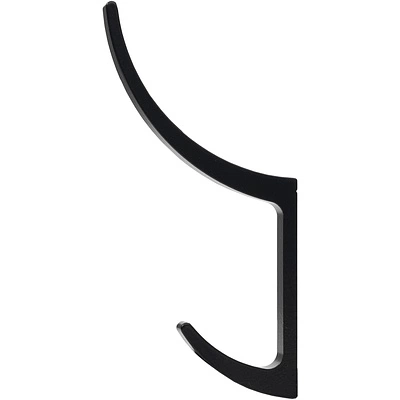 Крючок меб. двухрожковый мет. AK026 черный РФ - фото 3