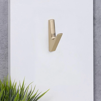 Крючок меб. однорожковый мет. FIX брашированное золото AKS - фото 7