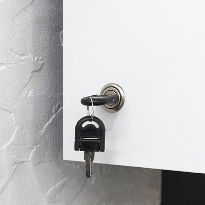 Замок для распашной двери механический 138 AKS c ломаным ключом - фото 3