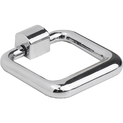 Ручка меб. кнопка мет. BUTTON хром AKS - фото 3