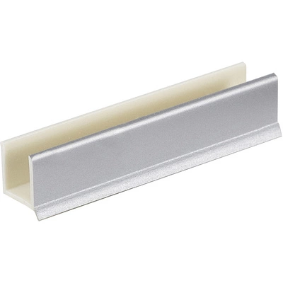 Кант к цоколю мебельному ПВХ алюминий РФ 1 шт.=4 м.п. - фото 1