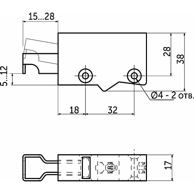 Навес кухонный регулируемый (тип II) белый SAZ - фото 2