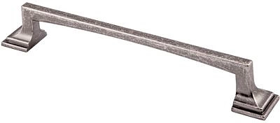 Ручка меб. скоба мет. KATRINA 128 античный никель, AKS - фото 1