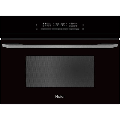 Компактный духовой шкаф с СВЧ Haier HMX-BDC399B - фото 1