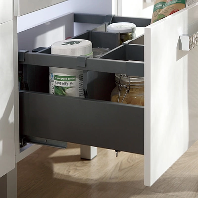 Рейлинг прямоугольный продольный Slimbox AKS L-450 графит - фото 4