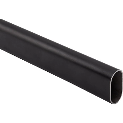 Труба овальная L-3000 30*15 (0,9кг/0,7мм), черный AKS - фото 1