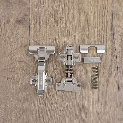 Петля накладная с доводчиком 48мм h2 clip-on PRIME by AKS (саморезы, заглушки) (упак. = 2 шт.) - фото 6