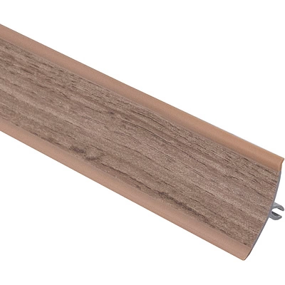 Плинтус ПВХ к столешнику LР дуб гамильтон натуральный (184) EL-MECH-PLAST (1шт=3м.п.) - фото 1