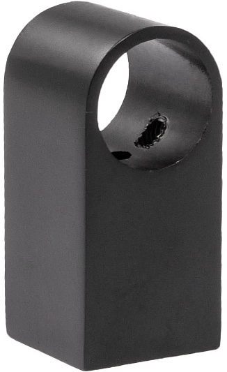 Держатель модерн, труба d16 черный AKS - фото 1