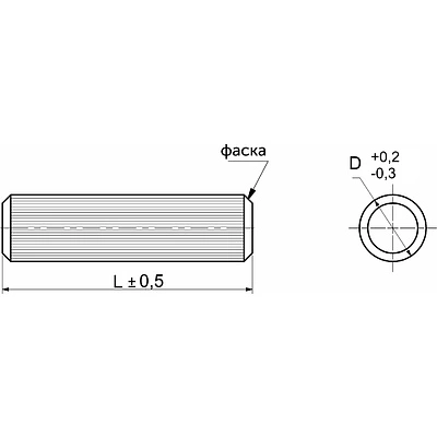 Шкант деревянный 10*50 (уп/20шт) эвкалипт AKS - фото 2
