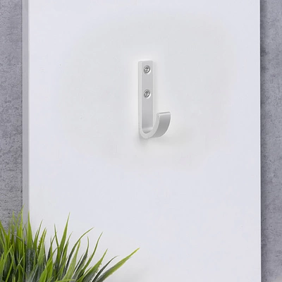 Крючок меб. однорожковый алюм. FLEX алюминий AKS - фото 4