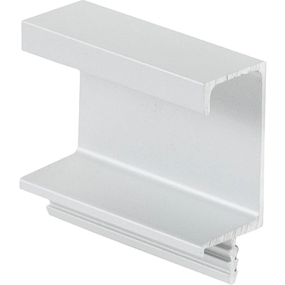 Ручка-профиль алюм. врезная C-образная SUN-16, 3.5м, серебро AKS - фото 1