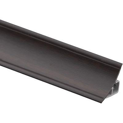 Плинтус ПВХ к столешнику LР орех темный (26) EL-MECH-PLAST (1шт=3м.п.) - фото 1